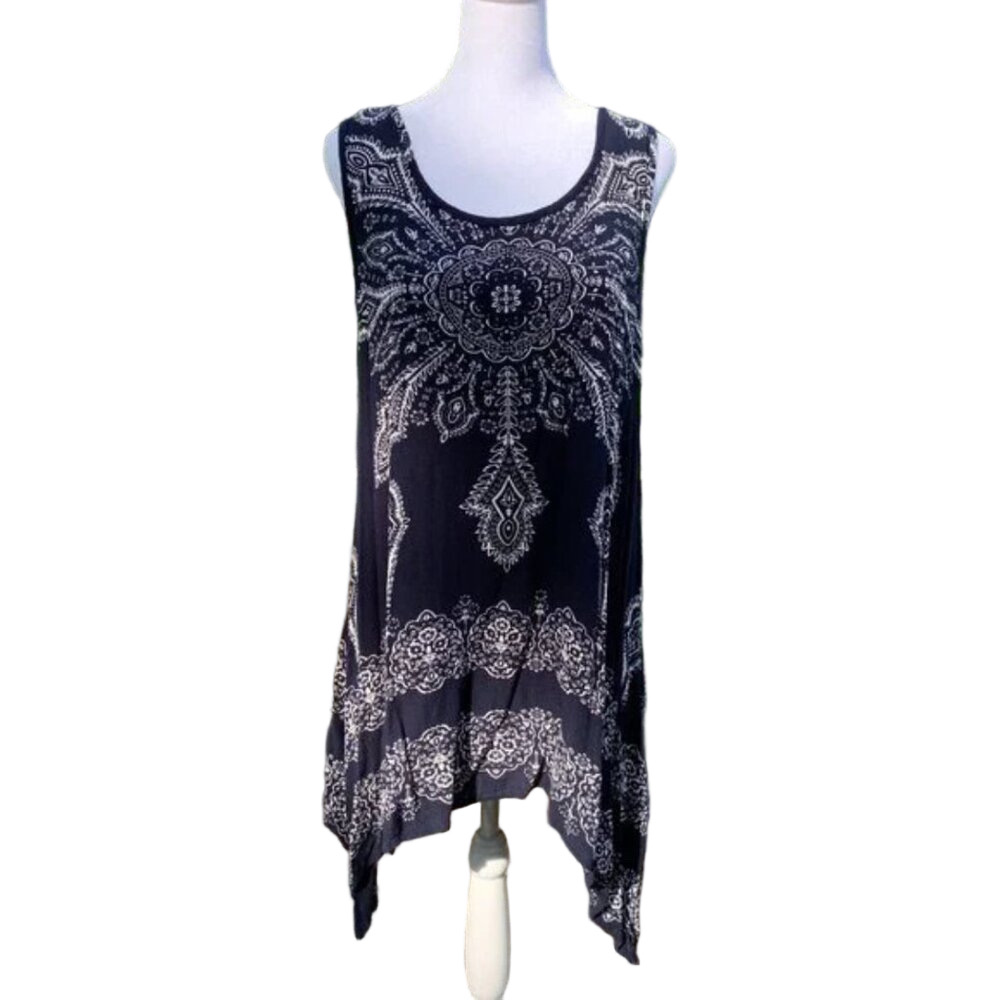 🏷 DEVI Boho Gypsy Handkerchief Dress/Cover Up